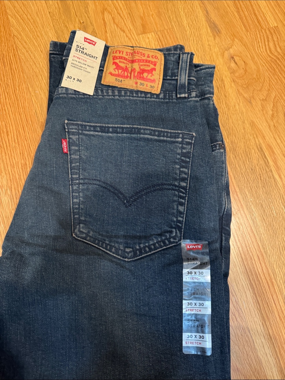 Levi's Slim Straight Jeans - Dark Blue